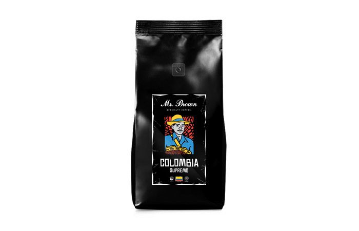 

Кофе Mr.Brown Colombia Supremo в зернах 1 кг