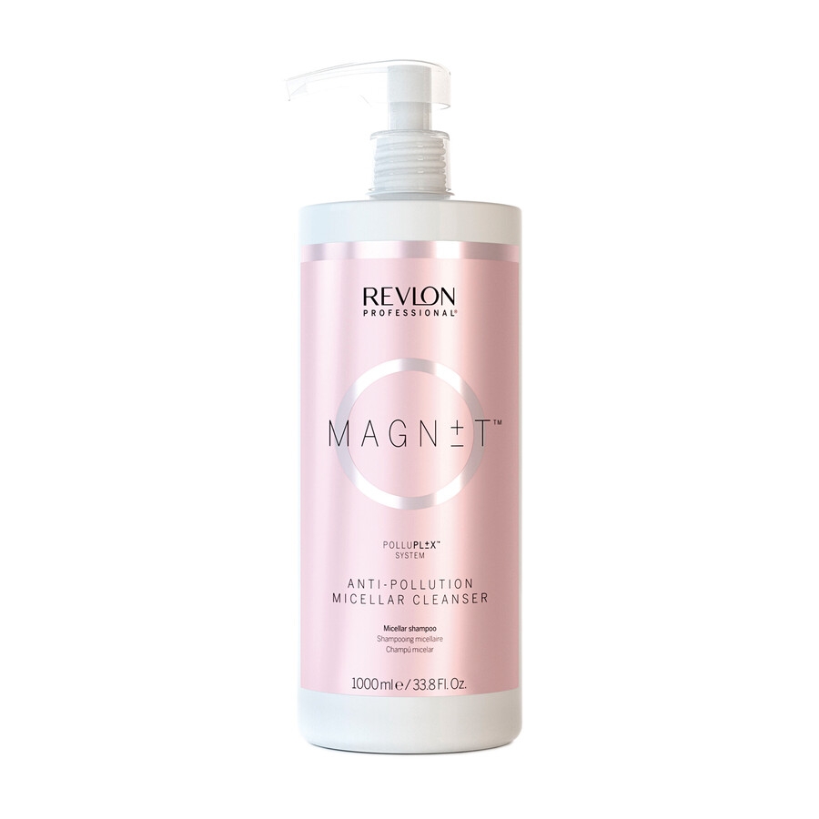 фото Шампунь revlon magnet anti-pollution micellar cleanser мицеллярный для волос, 1000 мл