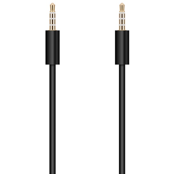 фото Кабель aux krutoff classic 1м black