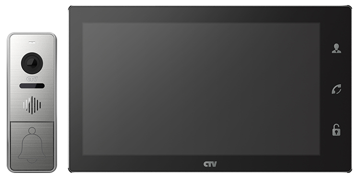 

Комплект видеодомофона CTV-DP4102FHD - Черный, CTV-DP4102FHD