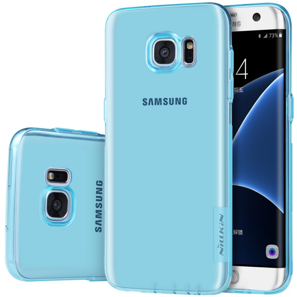 фото Чехол nillkin nature series для samsung g935f galaxy s7 edge clear blue