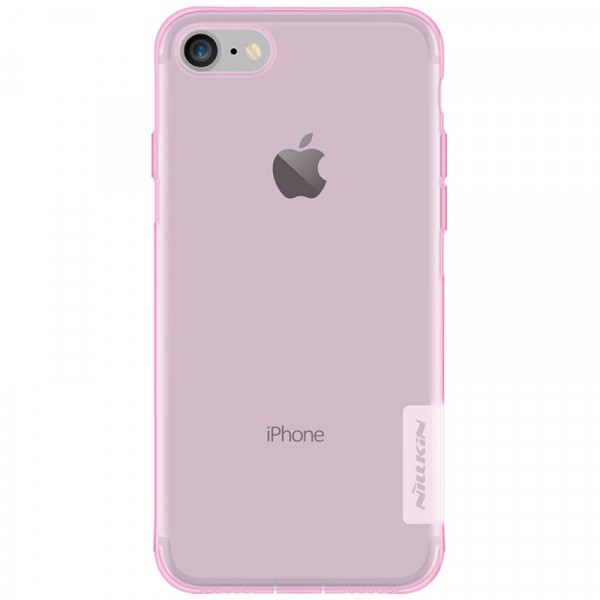 фото Чехол nillkin nature series для apple iphone 7 / 8 clear pink