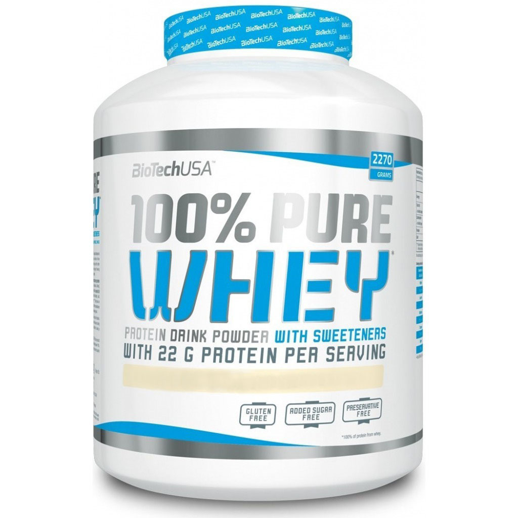 фото Протеин biotech 100% pure whey, 2270 г, chocolate