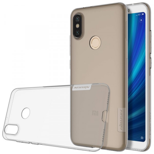 фото Чехол nillkin nature series для xiaomi mi 6x / mi a2 clear grey