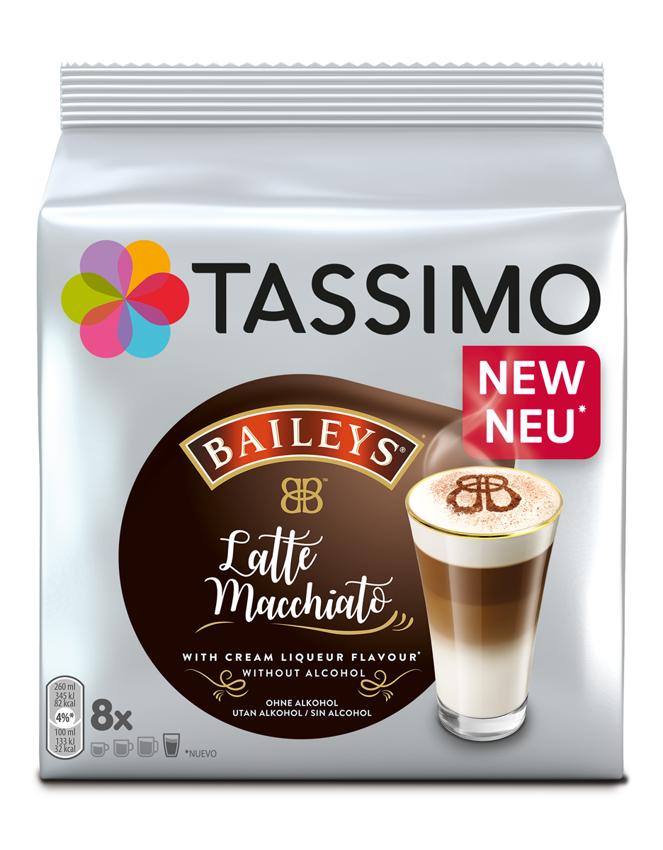 фото Кофе в капсулах tassimo latte macchiato baileys 8 порций