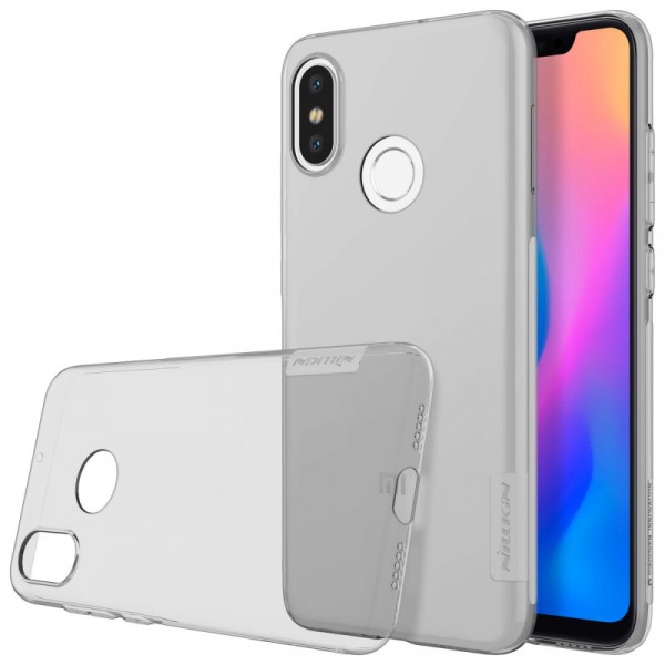 фото Чехол nillkin nature series для xiaomi mi 8 clear grey