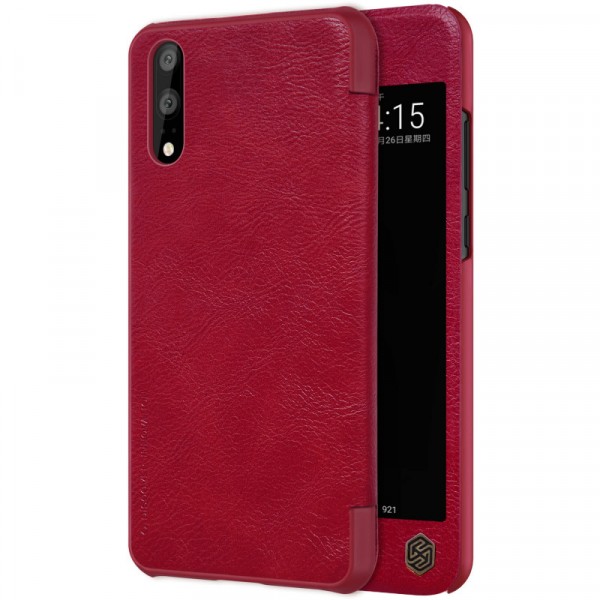 фото Чехол nillkin qin series для huawei p20 (red)