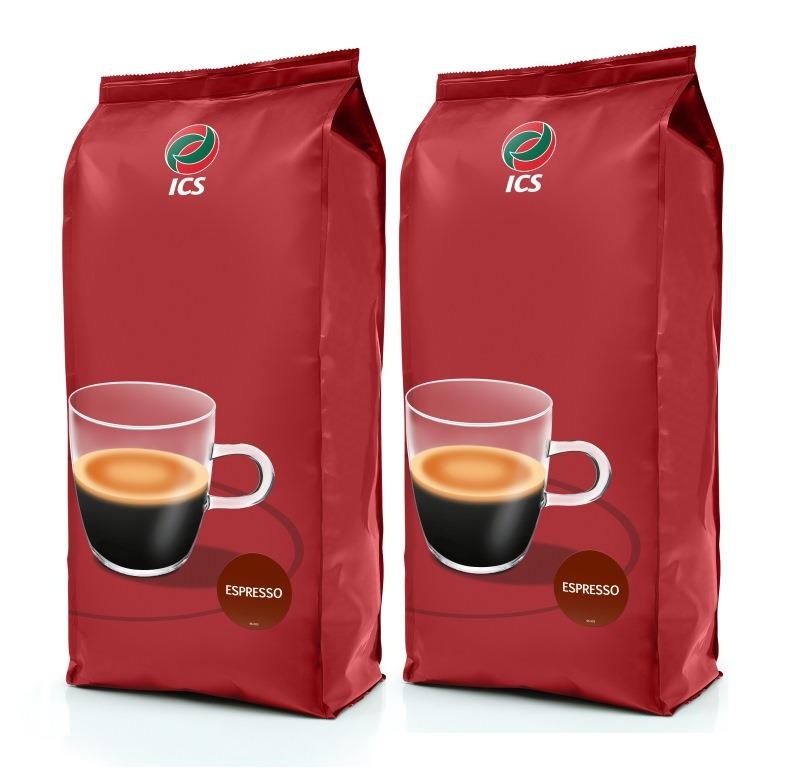 фото Кофе в зернах ics "espresso", набор из 2 шт. по 1 кг