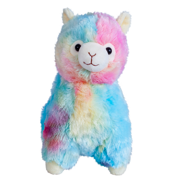 фото Мягкая игрушка "альпака", 25 см, розово-голубая fancy