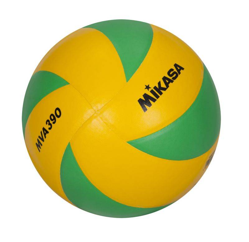 Волейбольный мяч Mikasa MVA390CEV №5 желтый/зеленый