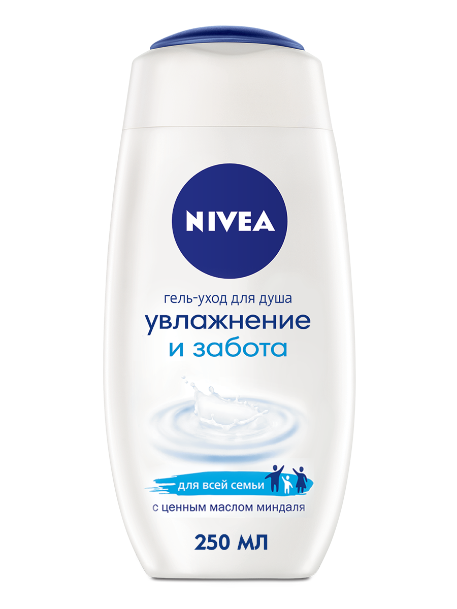 фото Гель для душа nivea нежное увлажнение, 250 мл