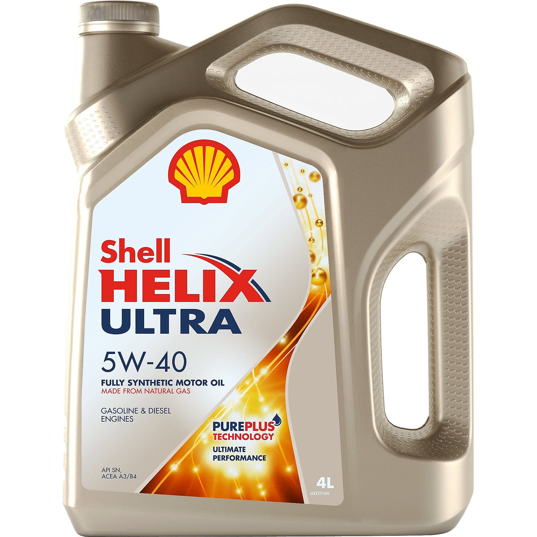 фото Моторное масло shell helix ultra 5w-40 4л