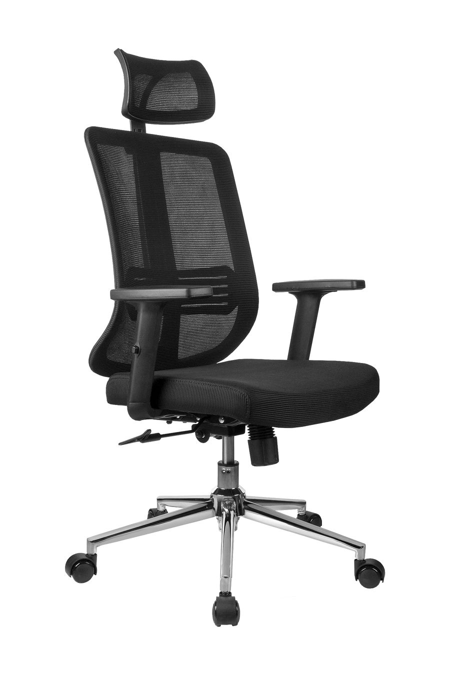 Компьютерное кресло RCH А663/Сиденье ткань черная / спинка сетка черная