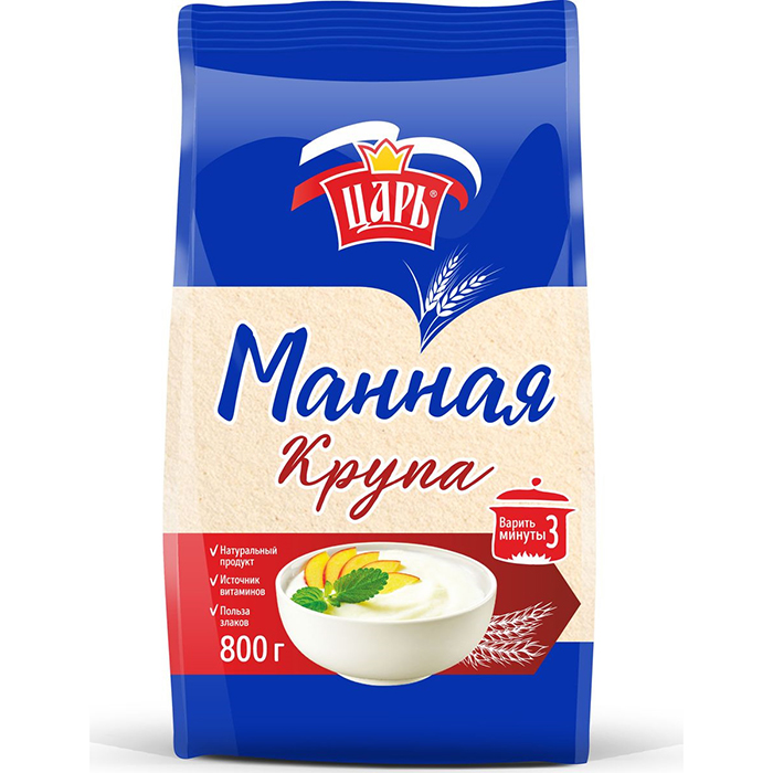 

Крупа Царь Манная 800г