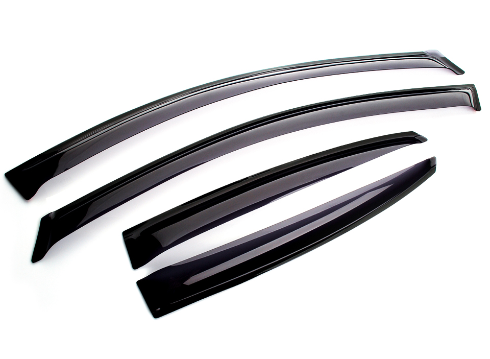 Дефлекторы на окна SvS для Honda Civic VIIII 2012 Sd Mugen Smoke color широкий 80016123