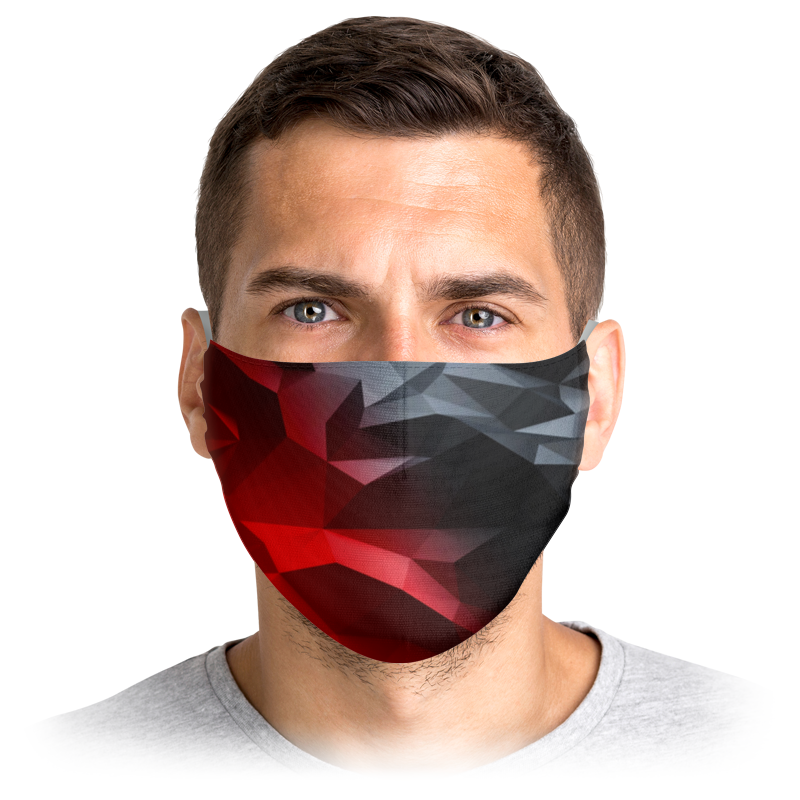 

Многоразовая маска Printio Графика черная M, Графика