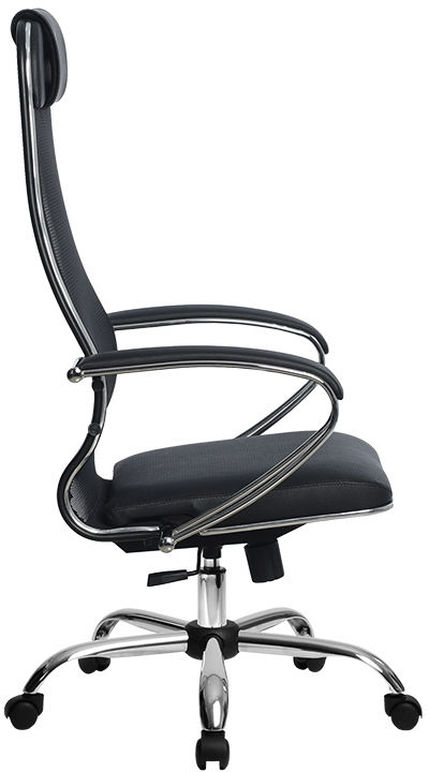 фото Компьютерное кресло su-1-bk комплект 16 ch/экокожа перфорированная черная/сетка черная metta
