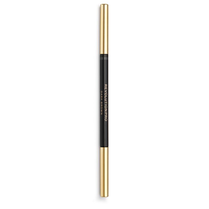 Контурный карандаш для бровей Revolution PRO define and fill brow pencil - Dark Brown карандаш для бровей eveline cosmetics stylist контурный с щеточкой тон soft brown 5 4 г