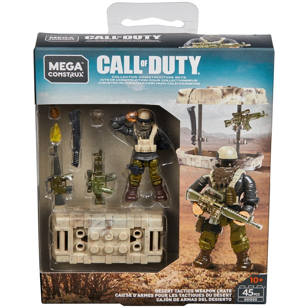 фото Конструктор mega construx call of duty desert tactics weapon crate