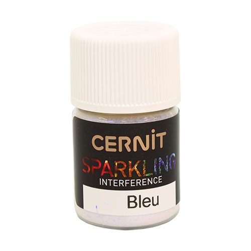 фото Ce6110005 мика-порошок (слюда) cernit interference sparkling powder голубой, 5 г