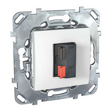 Аудиорозетка Schneider Electric Unica MGU548618ZD белый 2139₽