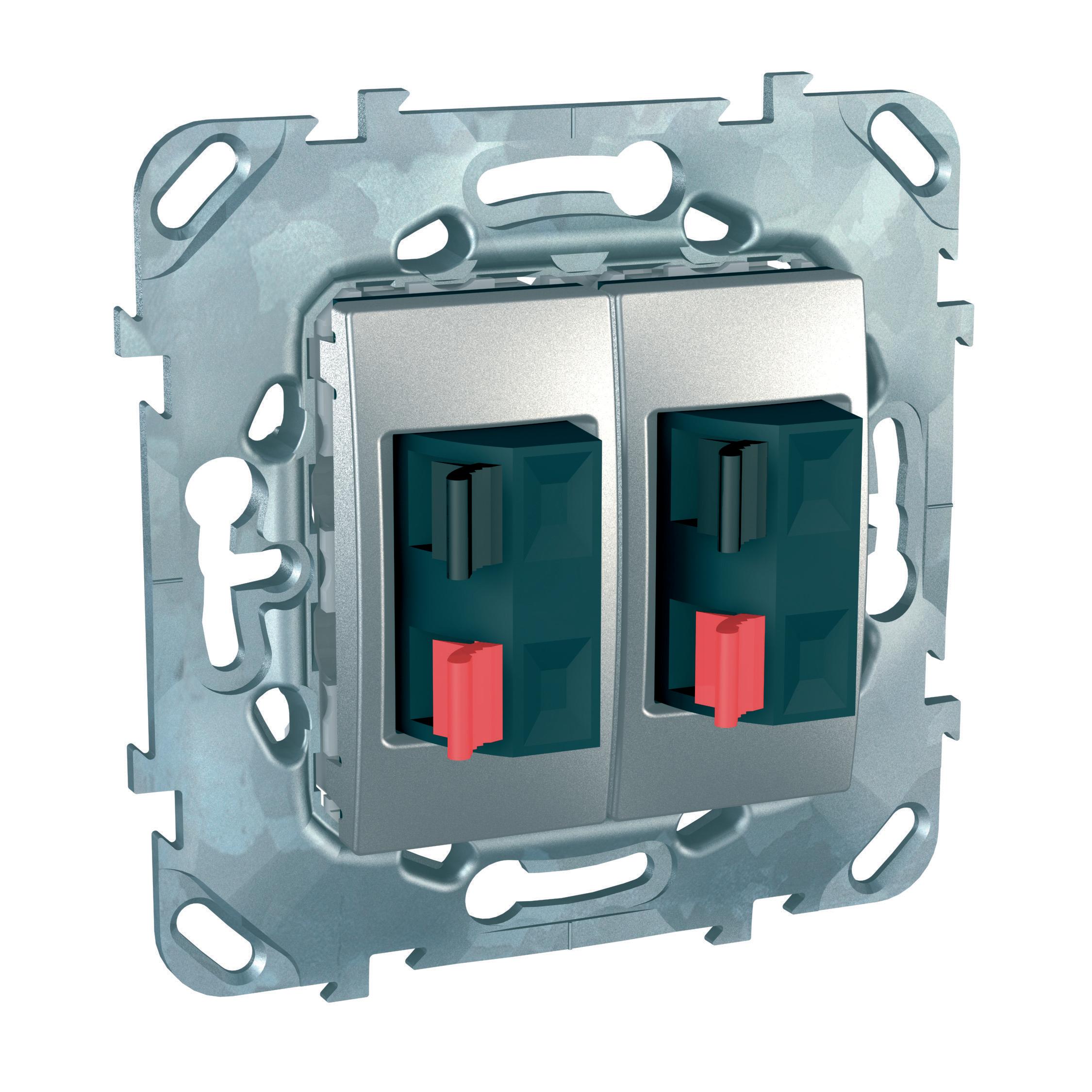 

Аудиорозетка Schneider Electric Unica Top MGU5878730ZD алюминий