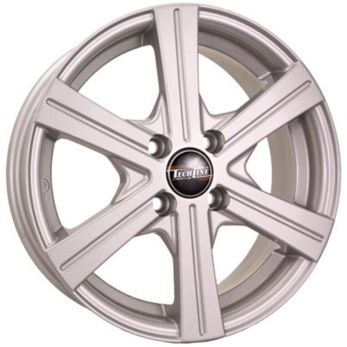 

Колесный диск Tech Line 544 6x15/4x100 ЕТ45 D67,1 Silver T544-615-671-4x100-45S