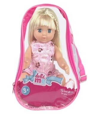 

Кукла в рюкзаке Doll&me платье с кружевами, 1015157