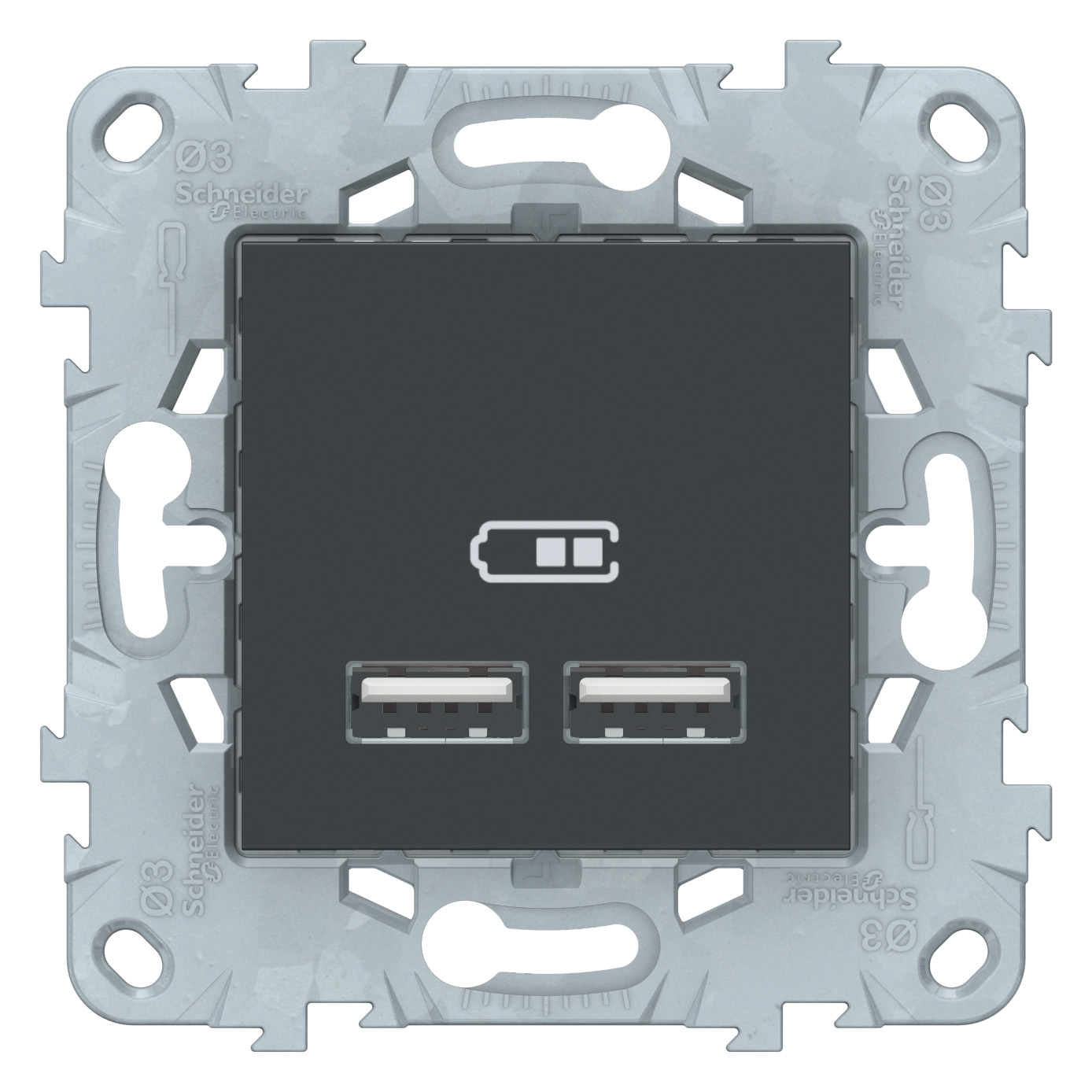 фото Usb-розетка schneider electric unica new nu541854