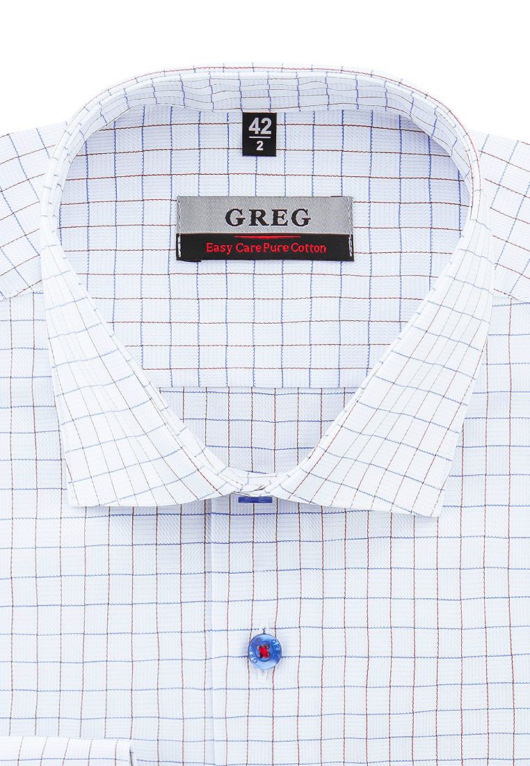 Рубашка мужская Greg 165/111/1346/Z белая 39