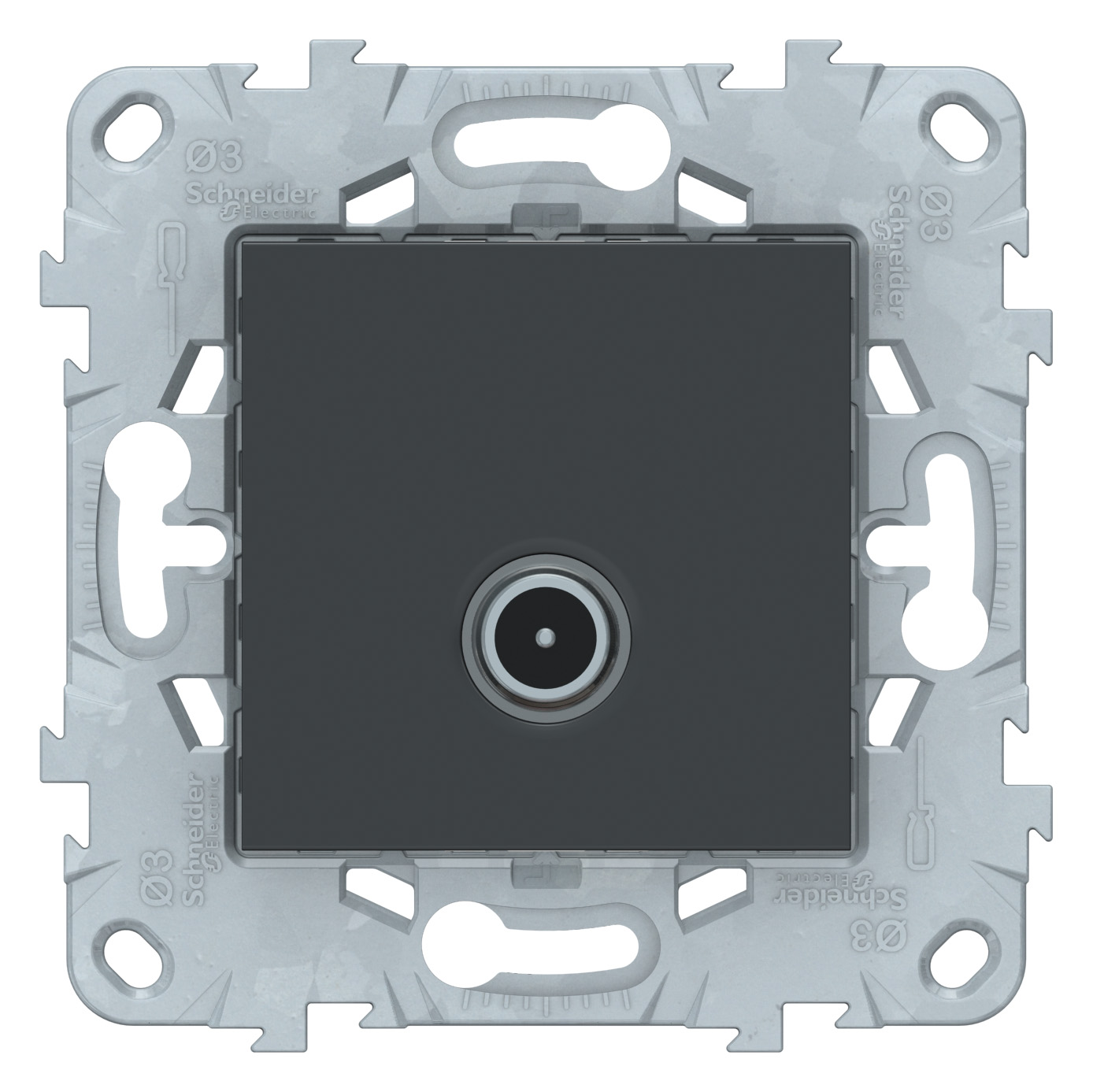

ТВ-розетка Schneider Electric Unica New NU546454, Черный