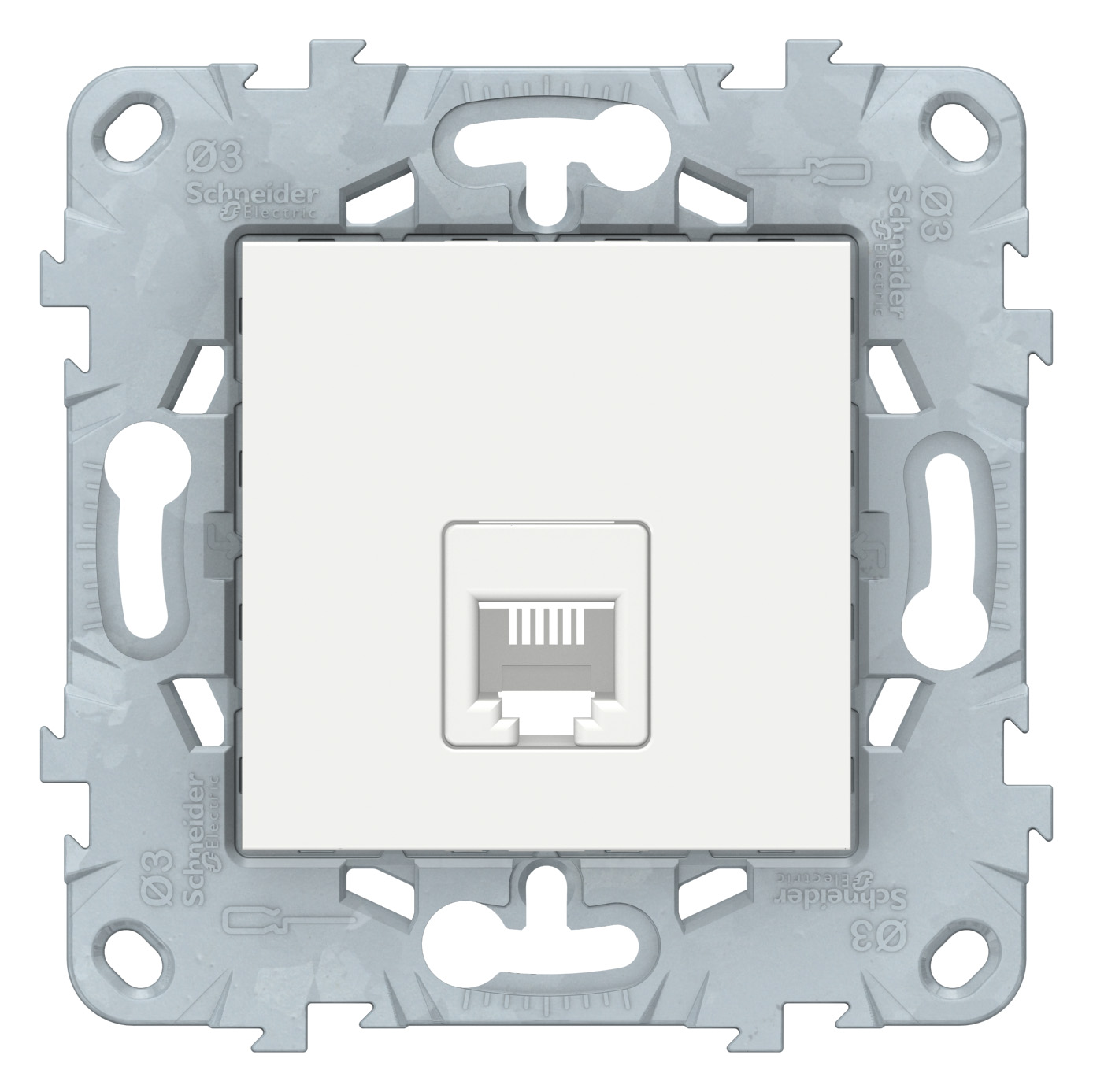 фото Тф-розетка schneider electric unica new nu549218
