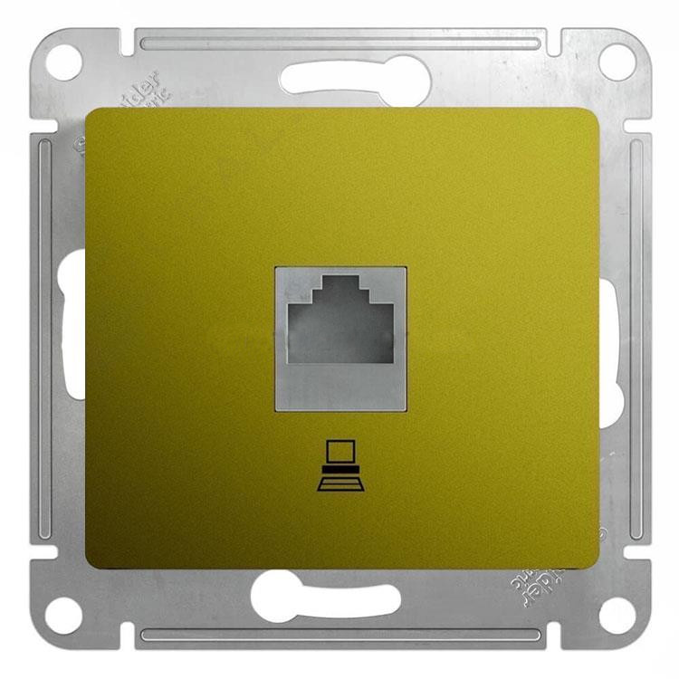 

Компьютерная розетка Schneider Electric Glossa GSL001081K, Зеленый