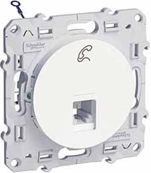 фото Тф-розетка schneider electric odace s52r497
