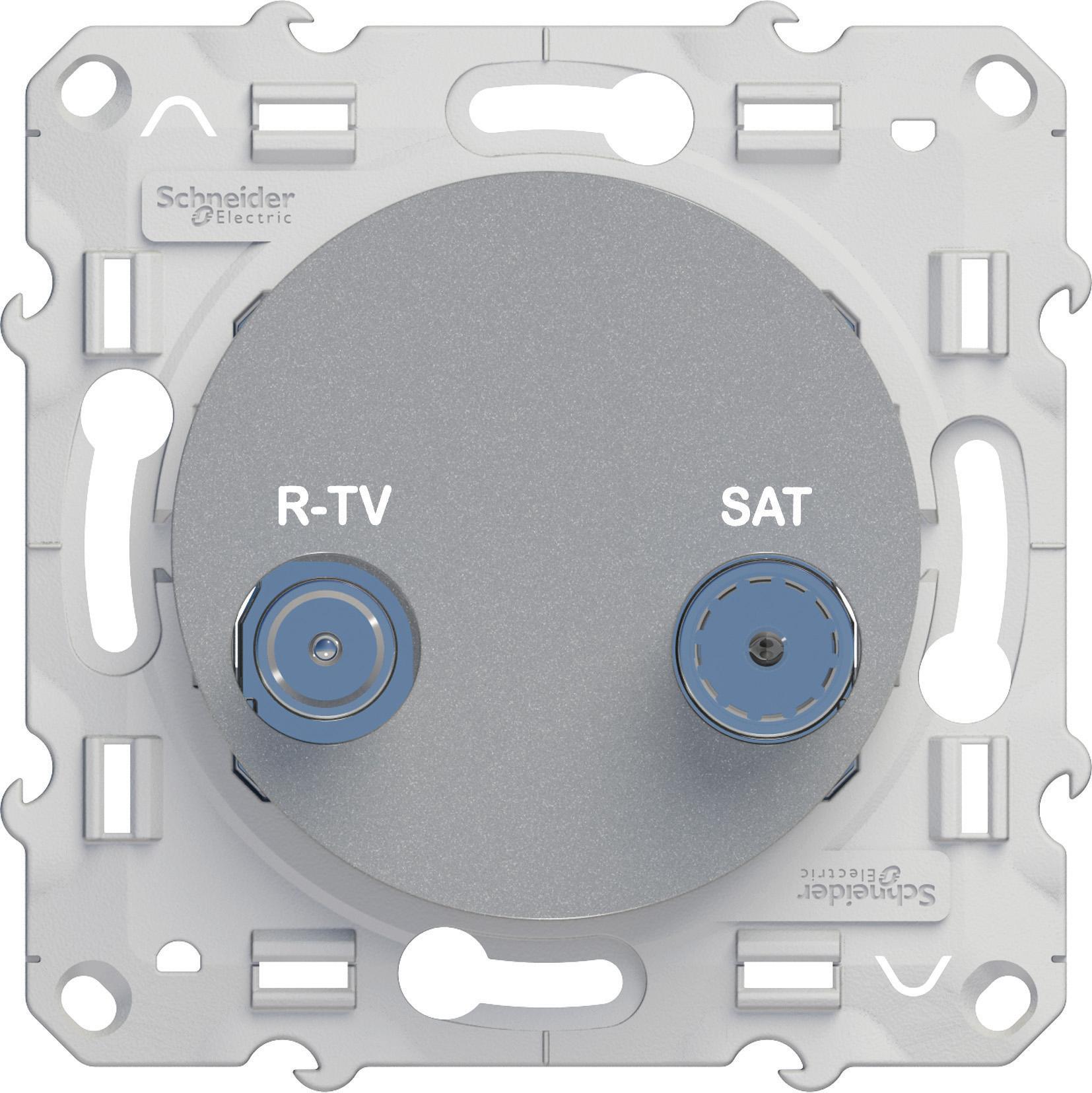 фото Тв-розетка schneider electric odace s53r455