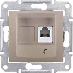 фото Тф-розетка schneider electric sedna sdn4101168