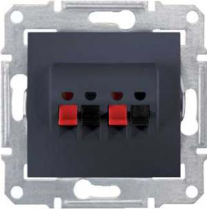 

Аудиорозетка Schneider Electric Sedna SDN5400170 графит