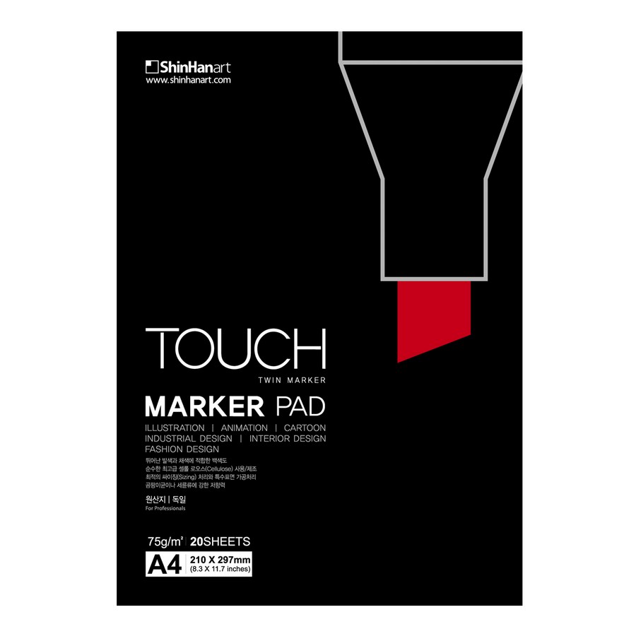 

Альбом для маркеров Touch Twin Marker Pad А4 20 л
