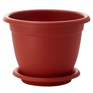 

Цветочный горшок InGreen Борнео ING42014FТР 1,5 л терракотовый 1 шт., Коричневый, Борнео