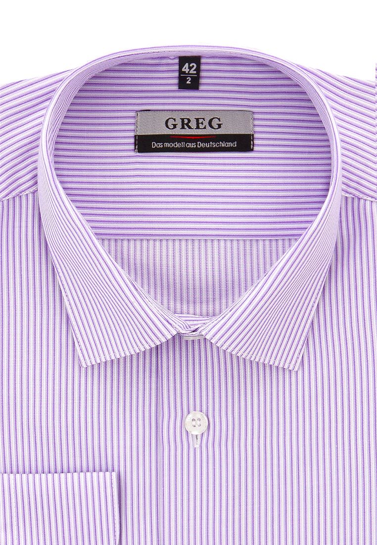 Рубашка мужская Greg 171/139/120/Z фиолетовая 39