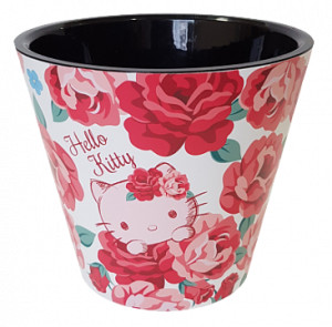 

Цветочный горшок InGreen Hello kitty розы ING1554ХКРО 4 л разноцветный 1 шт., Hello kitty. розы