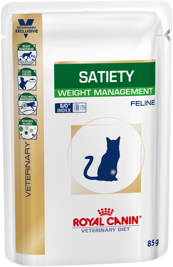 фото Влажный корм для кошек royal canin satiety weight management контроль веса соус 12шт х 85г