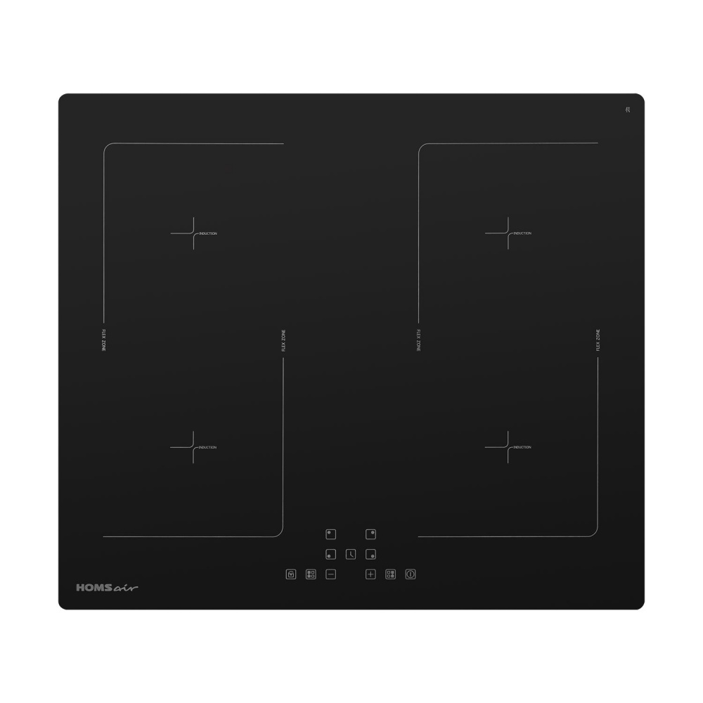 

Встраиваемая индукционная панель HOMSAir HI64FLBK Black, HI64FLBK