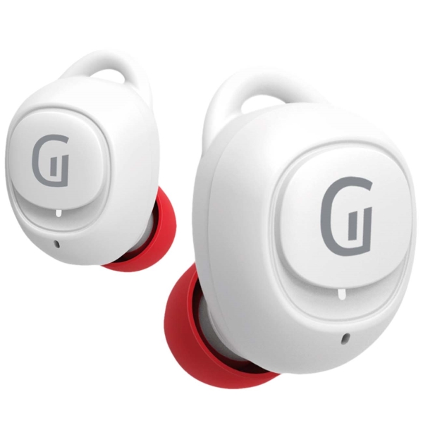 фото Беспроводные наушники groher earpods i50 white/red