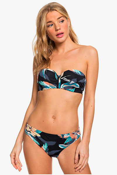 фото Купальник раздельный женский roxy printed beach classics erjx203375 разноцветный s int