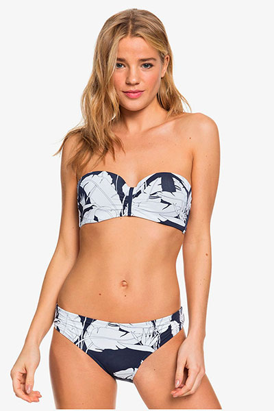 

Купальник раздельный женский Roxy Printed Beach Classics ERJX203375 синий; белый S INT, Printed Beach Classics ERJX203375