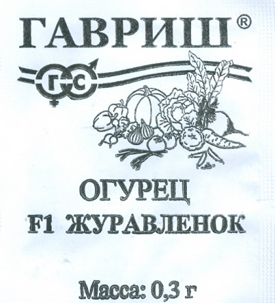 

Семена овощей Элитагро Огурец Журавленок F1 0,3 г