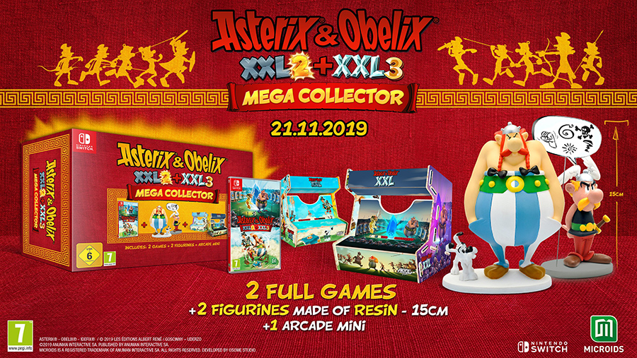 Игра Asterix&Obelix XXL 2 + XXL 3. Мега коллекционное издание для Nintendo Switch