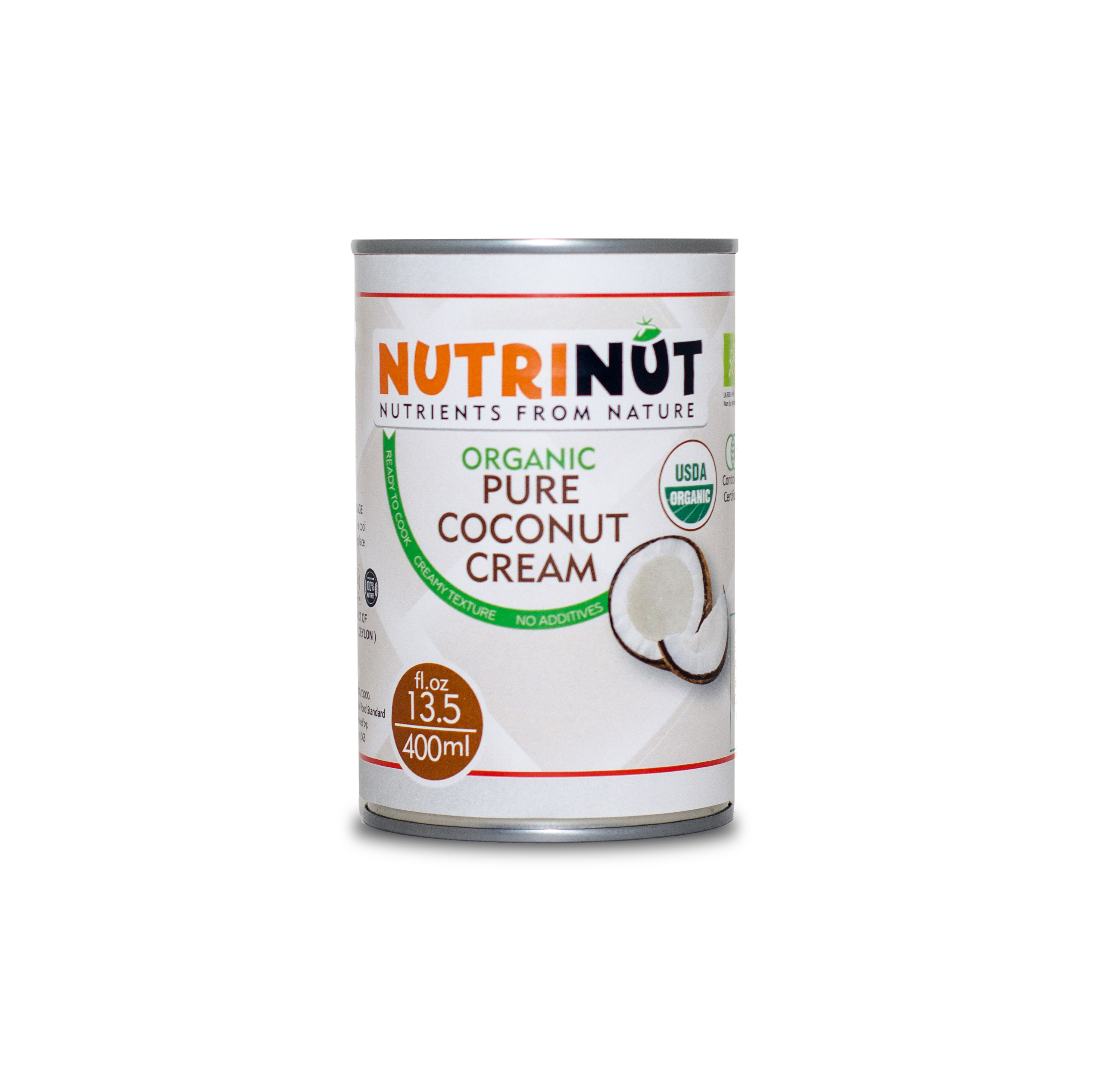 

Кокосовый крем Nutrinut organic coconut cream 400 мл