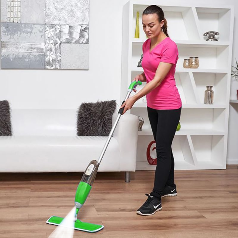 фото Швабра с распылителем healthy spray mop (спрей моп) green